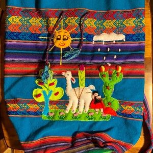 Peruvian handmade backpack